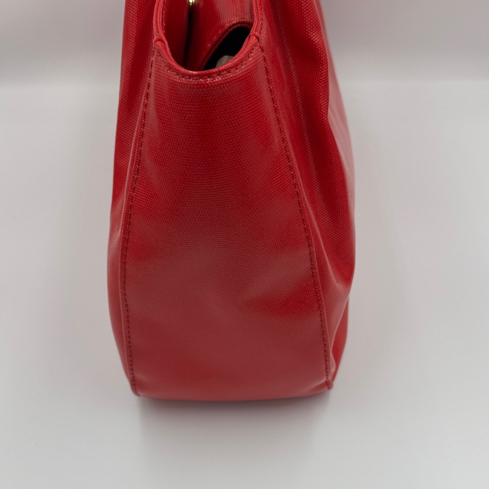 Kate Spade Red Tote with Cream Handles - Picture 6 of 11